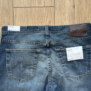 NWT AG Adriano Goldschmied Kace 28 Modern Straight Mid-Rise Jeans Men’s 33x30